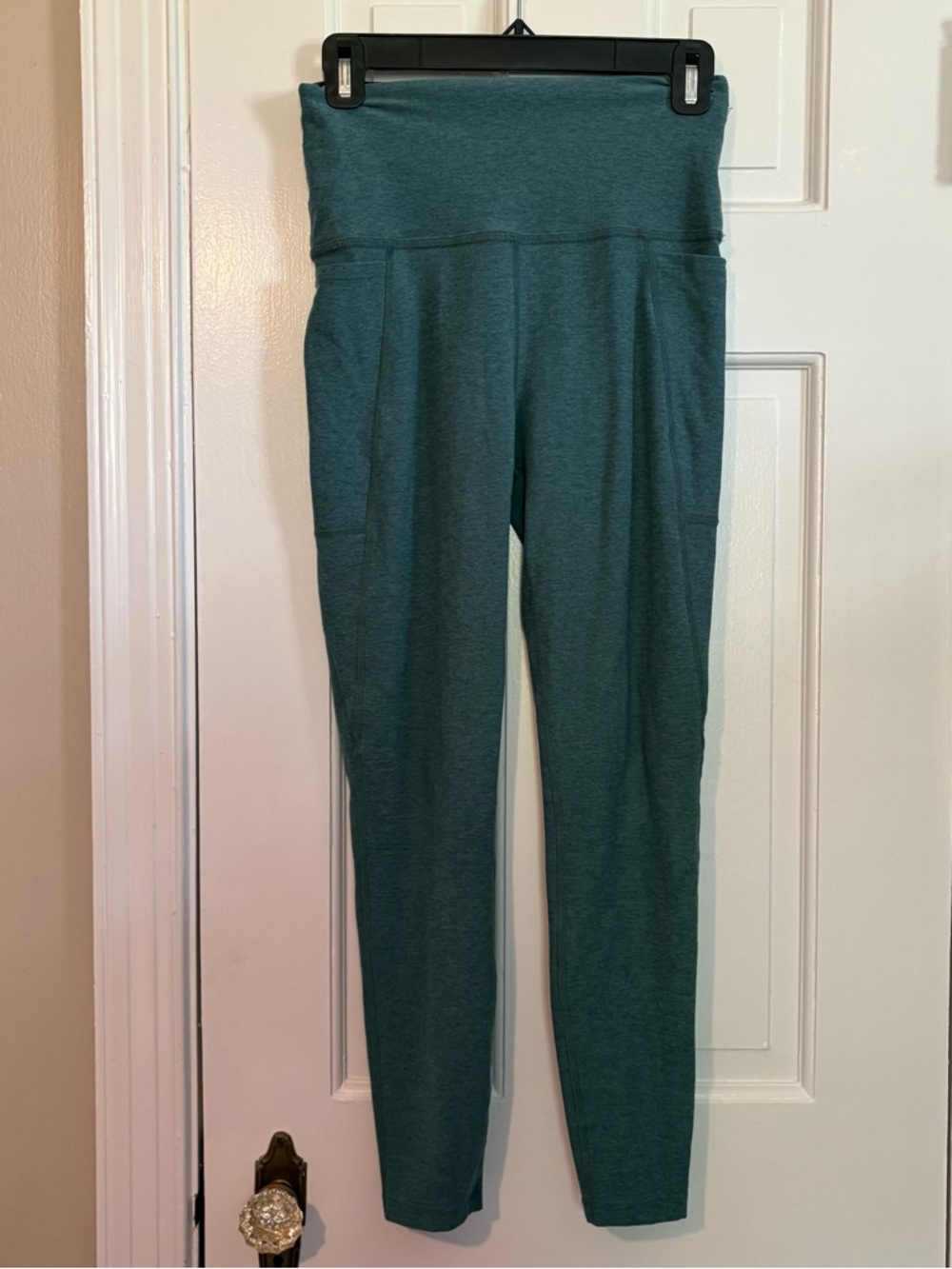 Beyond Yoga Spacedye Out Of Pocket High Waisted Midi Legging Storm Heather- M - Picture 3 of 7